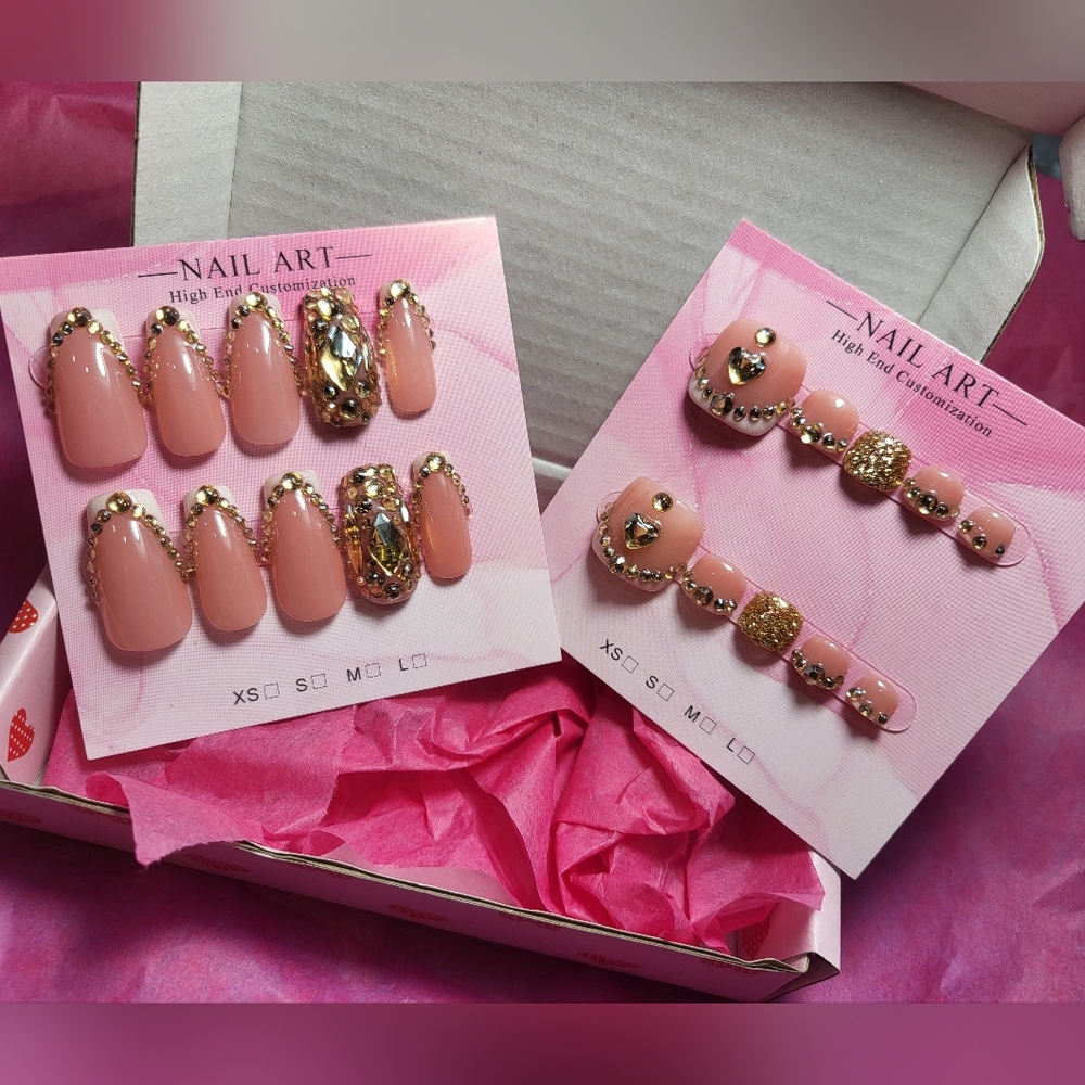 Princess Press-On Nail Set
